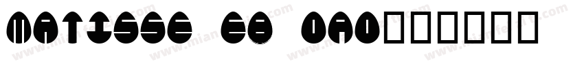 matisse eb oro字体转换